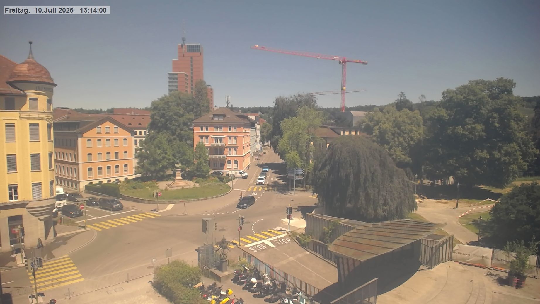 Winterthur: Jonas Furrer-Denkmal - Museumstrasse