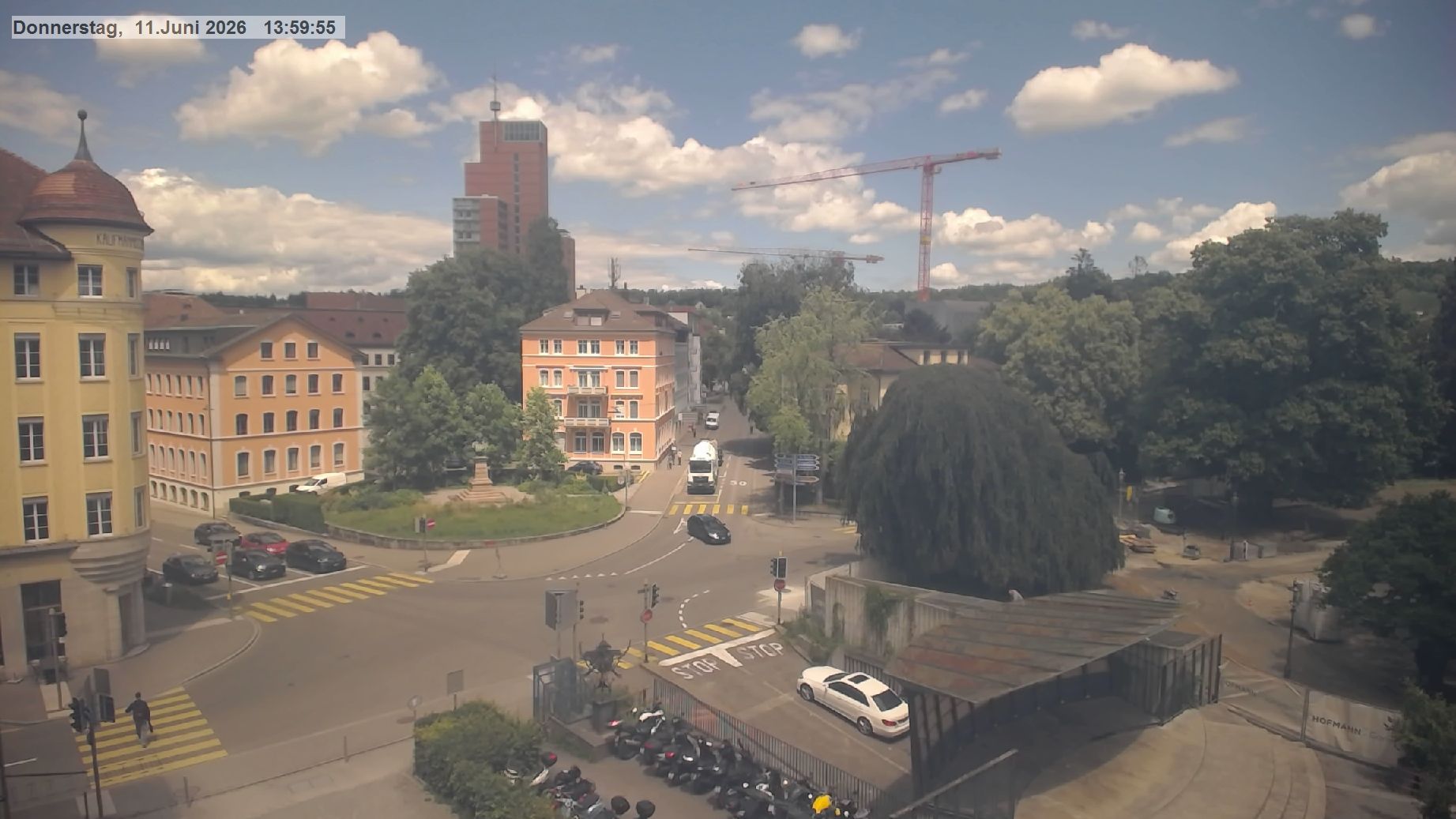 Winterthur: Jonas Furrer-Denkmal - Museumstrasse