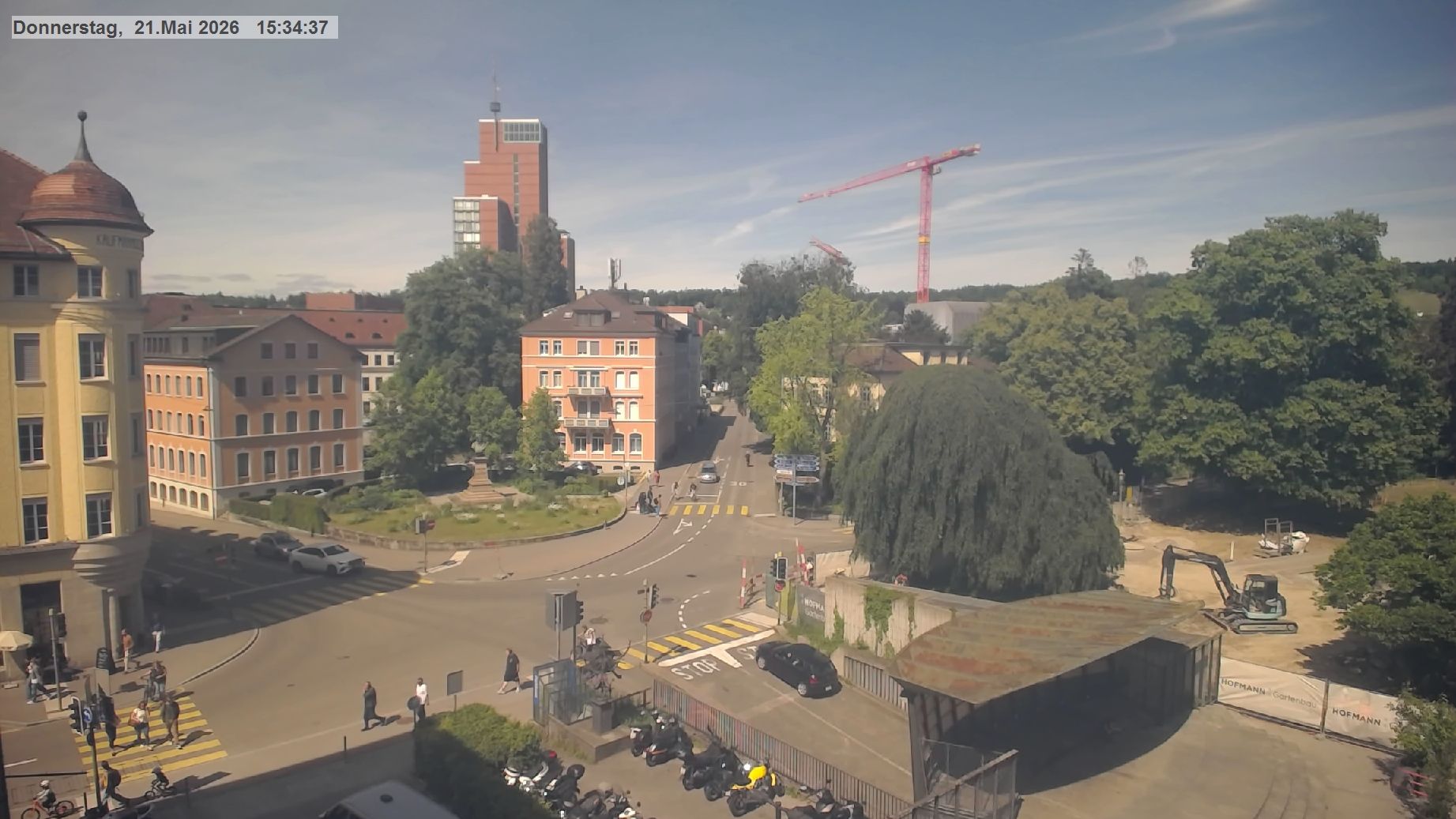 Winterthur: Jonas Furrer-Denkmal - Museumstrasse