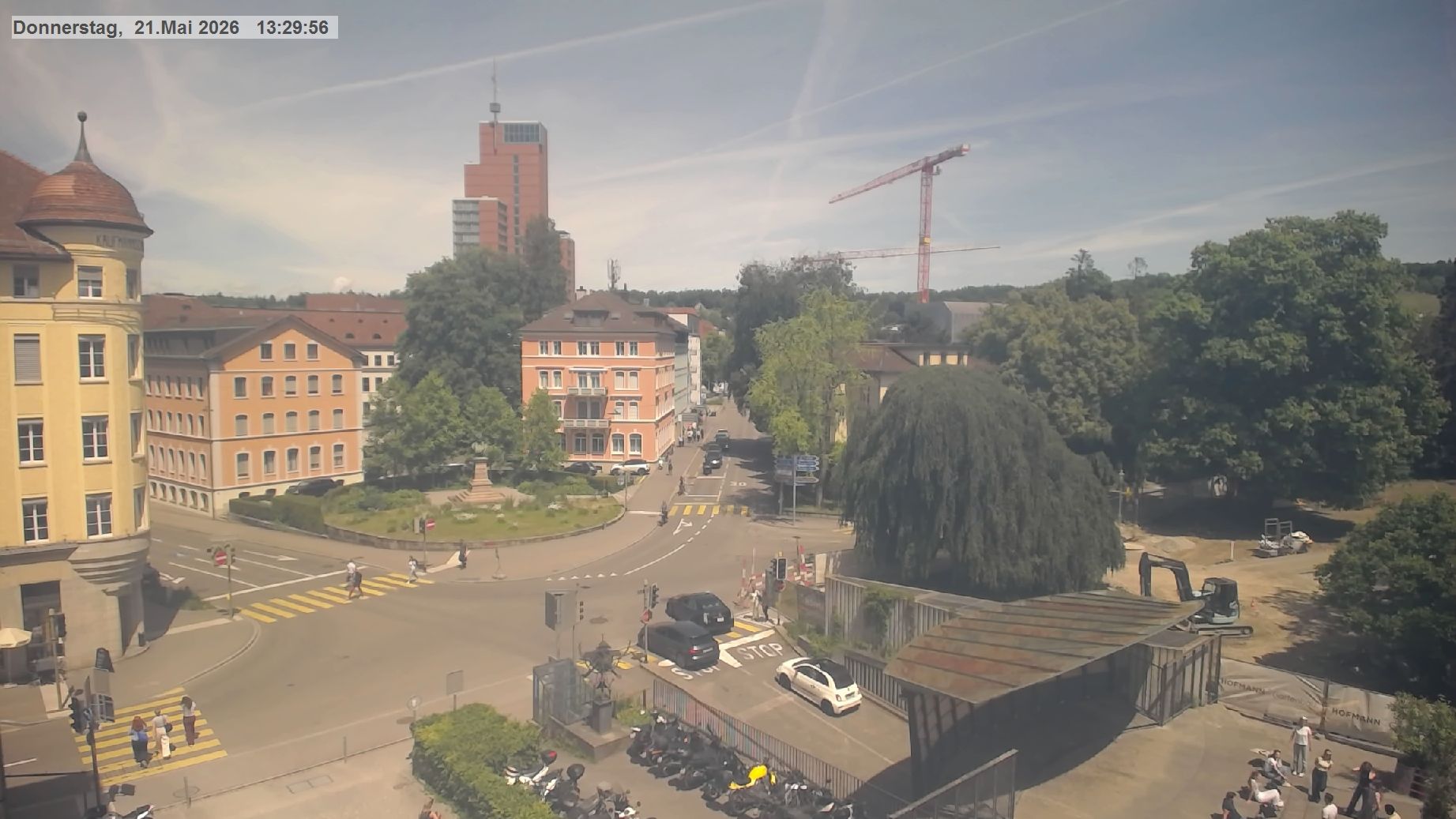 Winterthur: Jonas Furrer-Denkmal - Museumstrasse