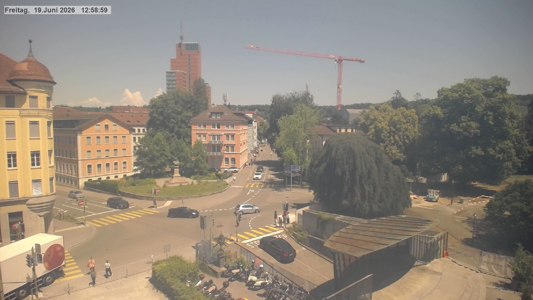 Winterthur: Jonas Furrer-Denkmal - Museumstrasse