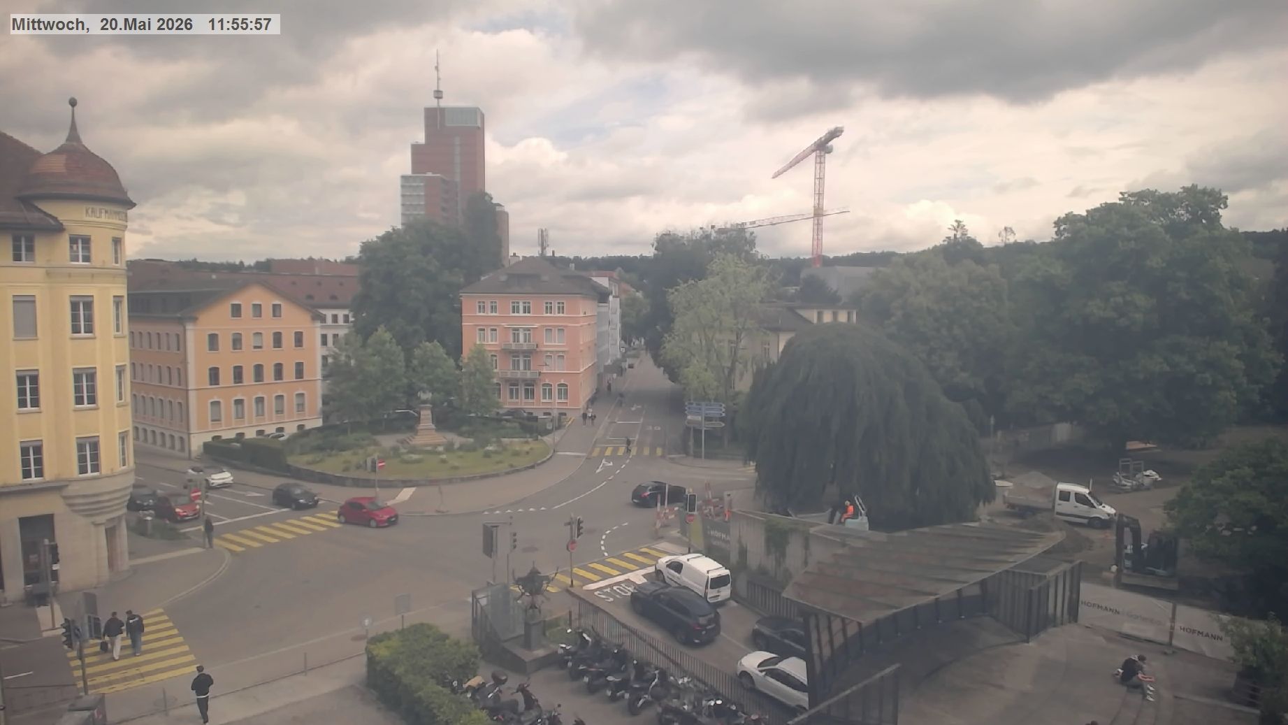 Winterthur: Jonas Furrer-Denkmal - Museumstrasse