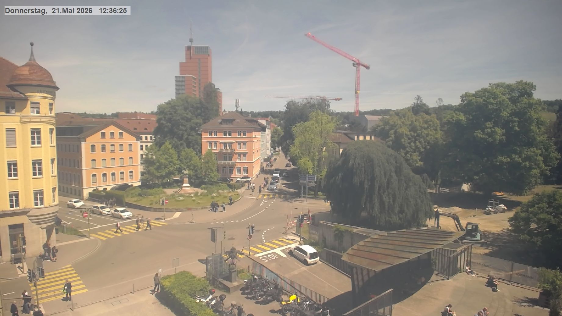 Winterthur: Jonas Furrer-Denkmal - Museumstrasse