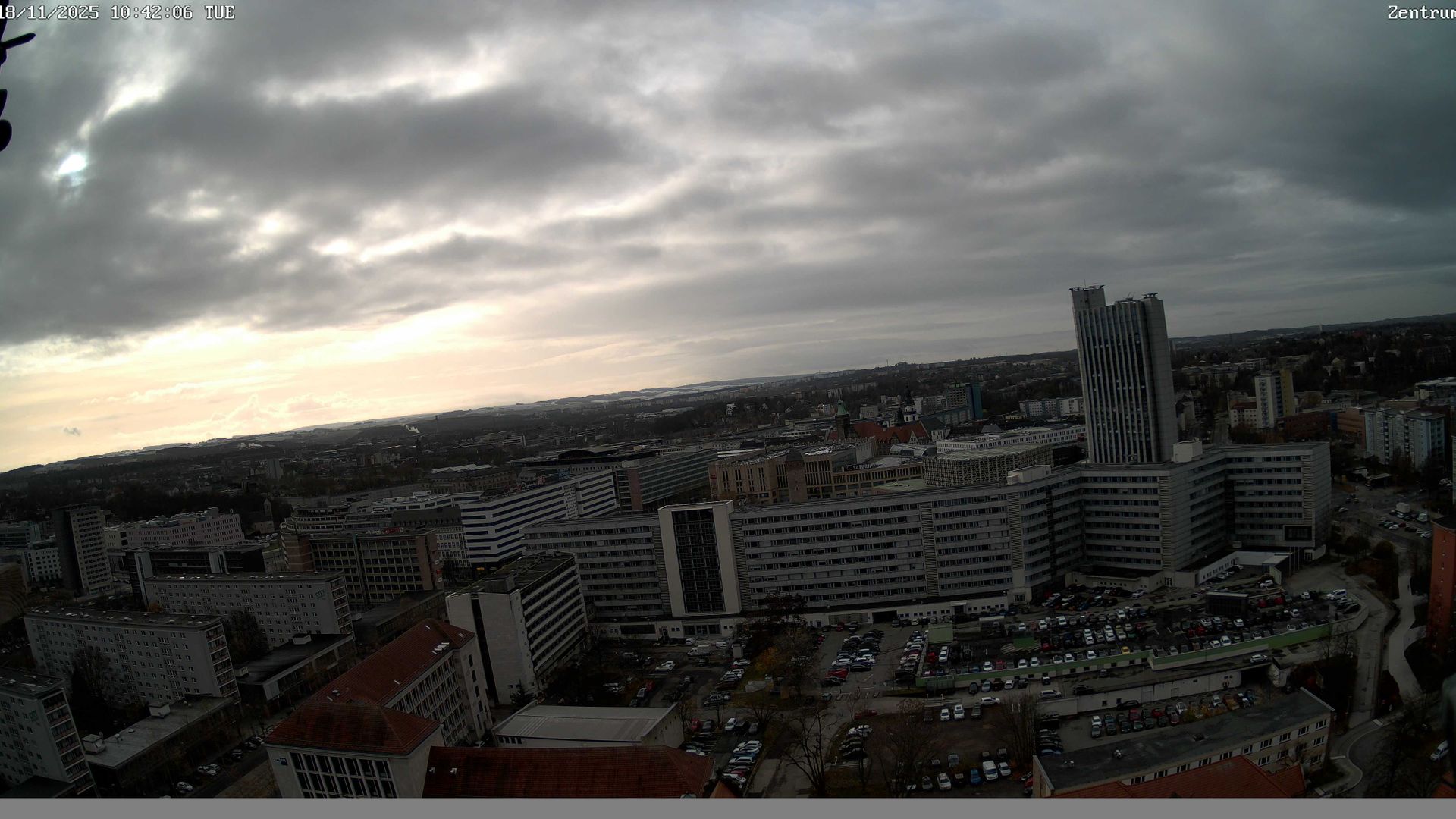 Traffic Cam Chemnitz: Blick Richtung Osten