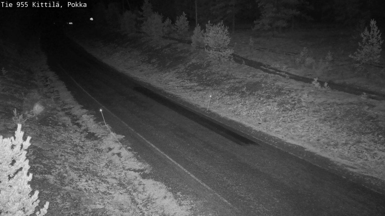 Traffic Cam Kittila: Tie 955 Kittilä, Pokka - Kittilään