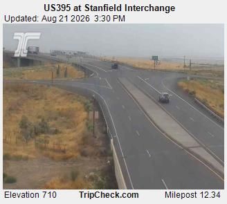 Traffic Cam Stanfield: US 395 at - Interchange