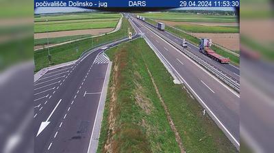 Avtocesta Maribor - Lendava, počivališče Dolinsko - jug