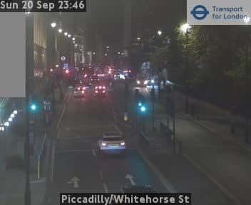 Traffic Cam London: Piccadilly/Whitehorse St
