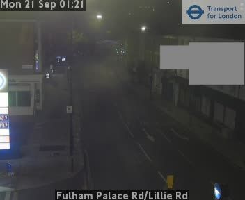Traffic Cam London: Fulham Palace Rd/Lillie Rd