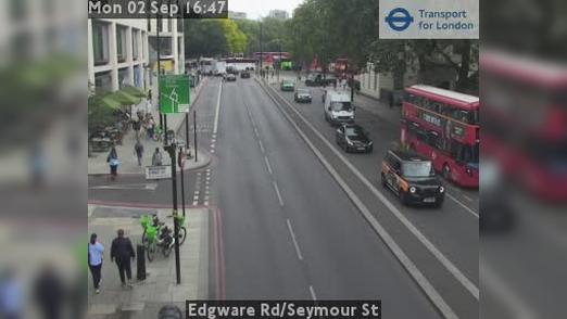 Traffic Cam London: Edgware Rd/Seymour St