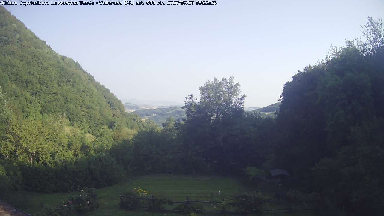 Traffic Cam Vallerano › North-West: Emilia-Romagna - La Macchia Tonda mt.600