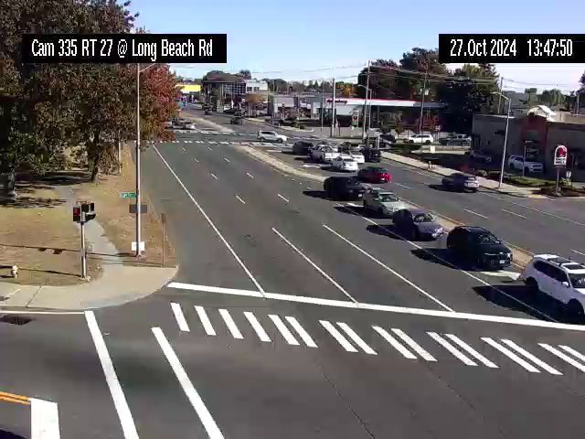 Traffic Cam Rockville Centre › West: NY 27 at Long Beach Road