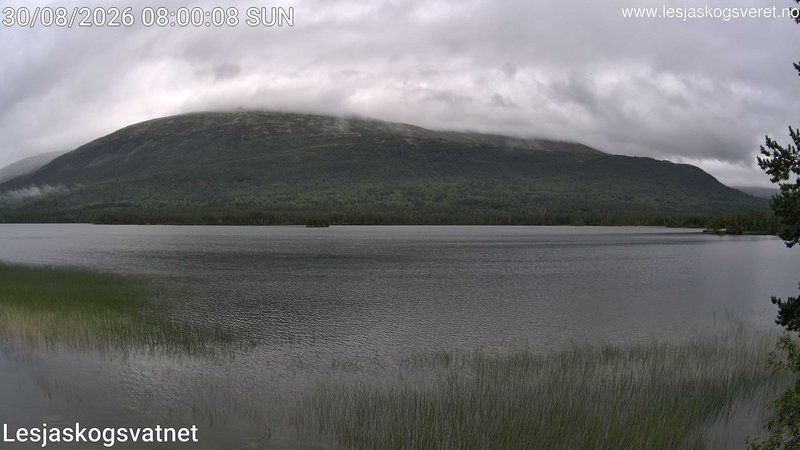 Traffic Cam Lesjaskog › South: Lesjaskogsvatnet