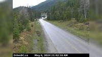 Invermere > West: On Toby Creek Road at Panorama Fire Hall, near Springs Creek Rd, looking west - Dagtid