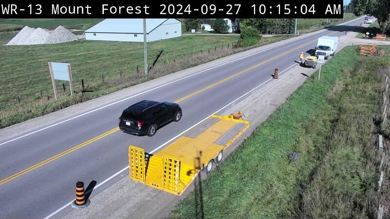 Traffic Cam Wellington North: Highway 6 near Sideroad