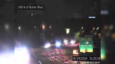 Traffic Cam Jacksonville: I-95 N of Butler Blvd