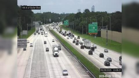 Traffic Cam Jacksonville: I-95 N of Butler Blvd