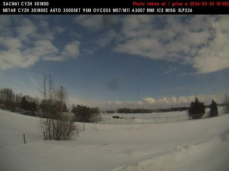 Traffic Cam Slave Lake: Slave Lake Airport