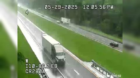 Traffic Cam DeFuniak Springs: I10-MM 086.2EB-CR280A