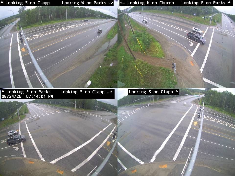 Traffic Cam Wasilla: Parks Hwy & Church St/S Mack Dr