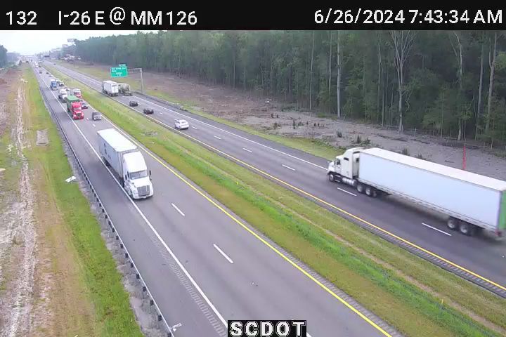 Traffic Cam Sandy Run: I-26 E @ MM 126