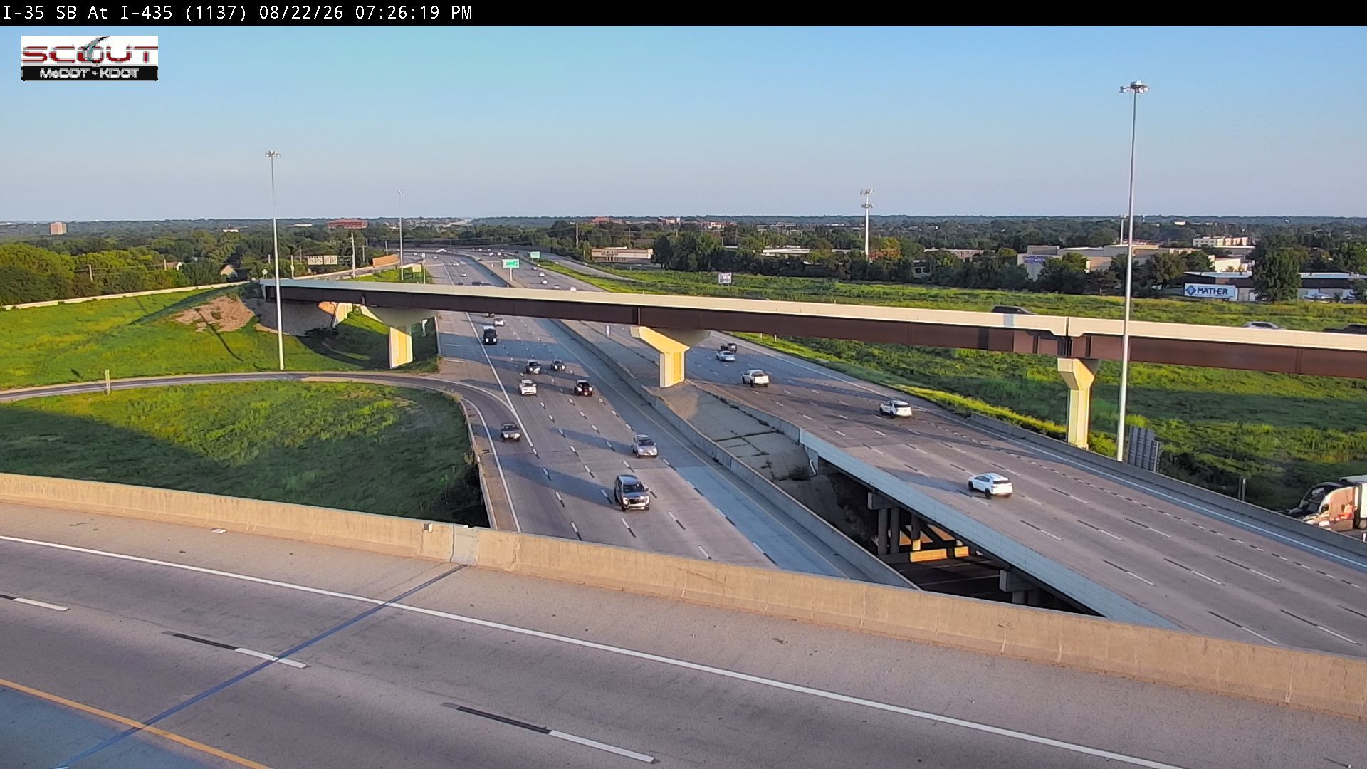 Traffic Cam Lenexa: I- S @ I-