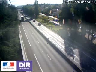 Traffic Cam Le Chambon-Feugerolles: Chambon N88 PR45+827