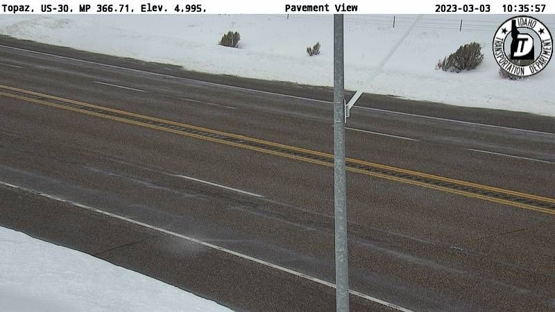 Traffic Cam Lava Hot Springs › East: US 30: Topaz: East