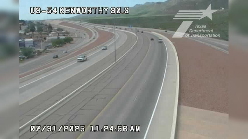 Traffic Cam El Paso › North: US-54 @ Kenworthy