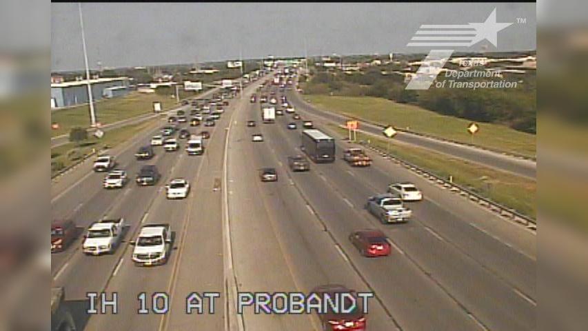 Traffic Cam San Antonio › West: IH 10 at Probandt
