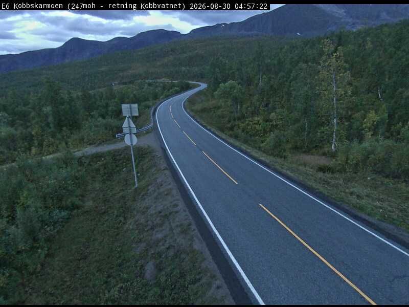 Traffic Cam Storeidet: E6 Kobbskarmoen (Kobbvatnet)