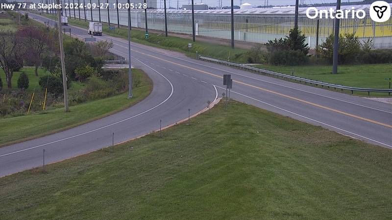 Traffic Cam Leamington: Highway 77 at Staples