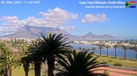 Ultima vista de la luz del día desde Milnerton: Cape Town