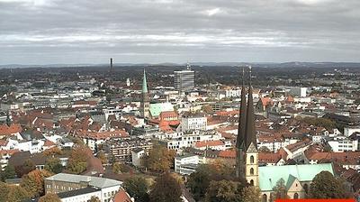 Gadderbaum: Panoramablick auf die Bielefelder Innenstadt