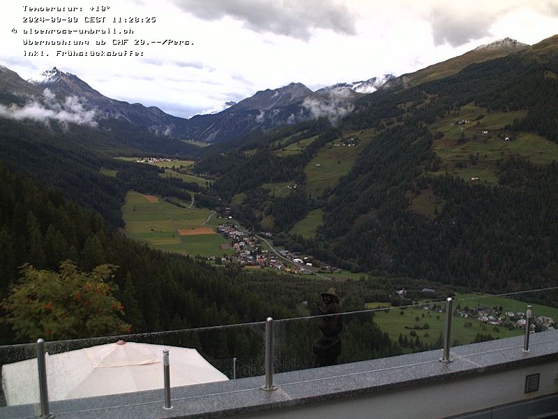 Münstertal: PASSO UMBRAIL, WEBCAM