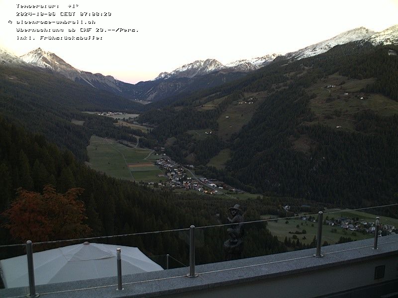 Münstertal: PASSO UMBRAIL, WEBCAM