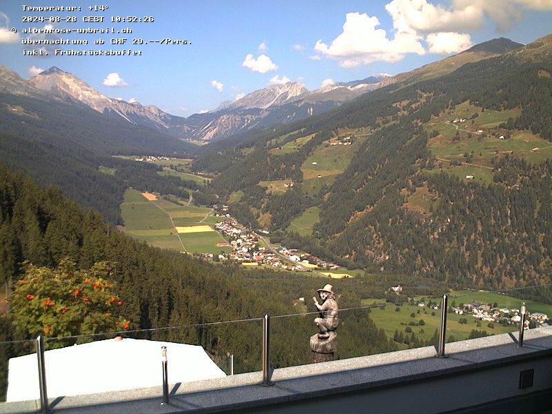 Münstertal: PASSO UMBRAIL, WEBCAM