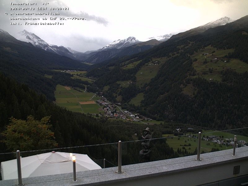 Münstertal: PASSO UMBRAIL, WEBCAM