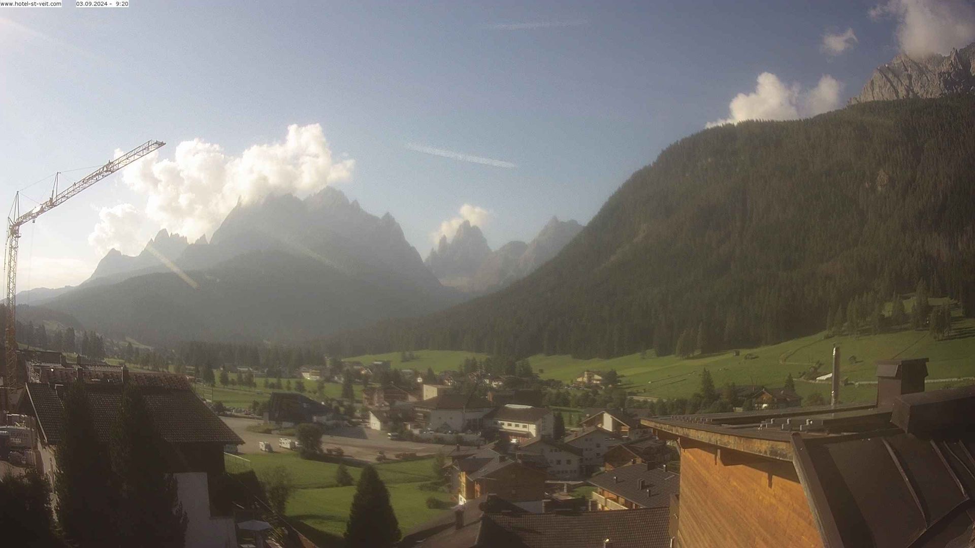 Traffic Cam Sexten - Sesto: Hotel St.Veit in