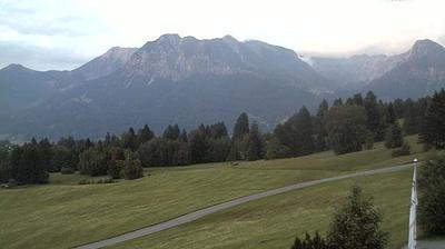 Nebelhornblick: Enchanting Mountain Forest View