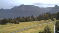 Oberstdorf: Nebelhornblick − Blick vom Ringhotel Nebelhornblick in Richtung Nebelhorn und Rubihorn