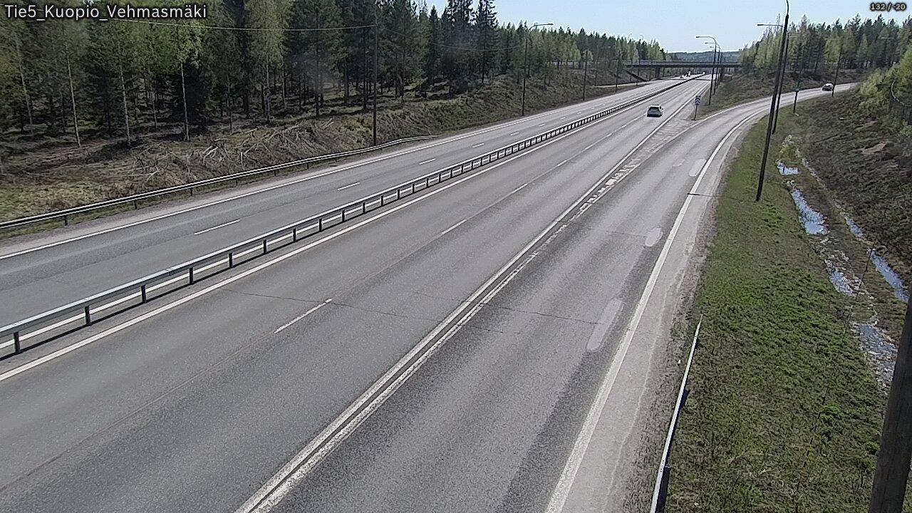 Traffic Cam Kuopio: Tie - Vehmasmäki - Varkauteen