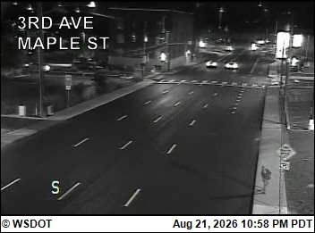 Traffic Cam Spokane: 3rd - Maple