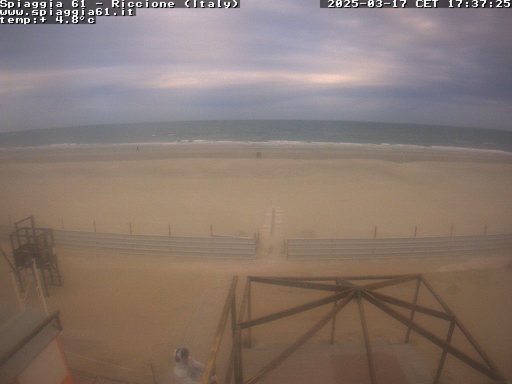 Traffic Cam Riccione: Spiaggia 61°