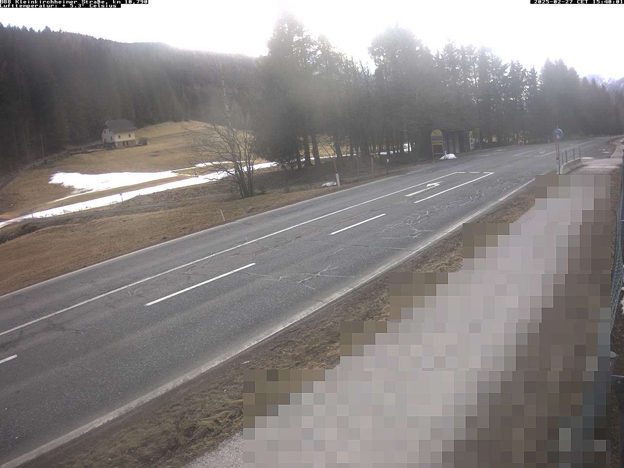 Traffic Cam Bad Kleinkirchheim: B 88 Kleinkirchheimer Straße, km 10,79