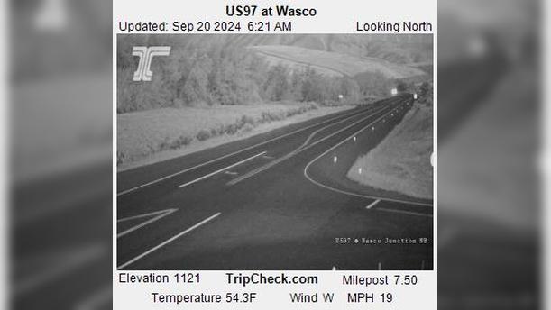 Traffic Cam Wasco: US97 at