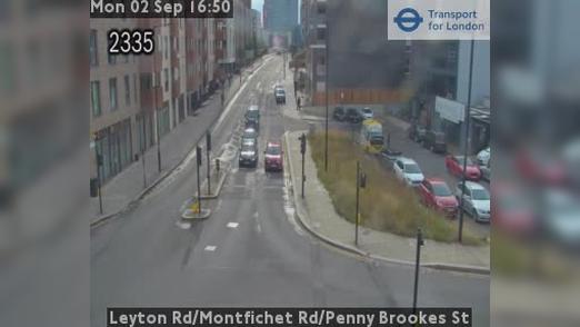 Heathfield and Waldron: Leyton Rd/Montfichet Rd/Penny Brookes St Webcam