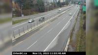 Langford > East: Hwy 1 at Spencer Rd, southbound looking east - Day time