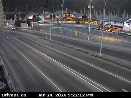 Traffic Cam Nanaimo › East: Hwy 1 at Zorkin Rd/Brechin Rd, looking to Zorkin Road