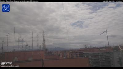 immagine della webcam nei dintorni di Tor Vergata: webcam Roma Cinecitta'